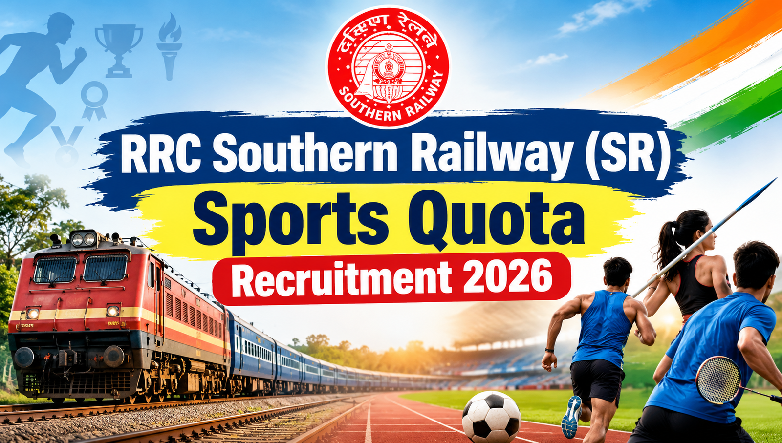 RRC Southern Railway (SR) Sports Quota Recruitment 2026