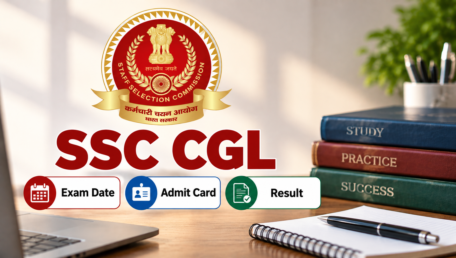 SSC CGL Exam Date 2026 – Tier 1 Exam Date Out